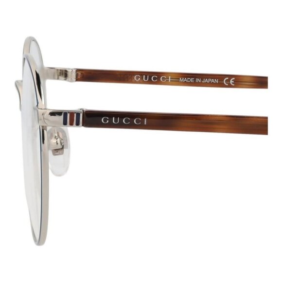 Gucci Unisex Round/Oval Blue Havana Transparent Fashion Designer Eyewear - Picture 4 of 4